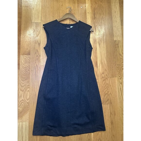 Heathered Gray Midi Office Siren Dress Size 12 - Picture 3 of 7